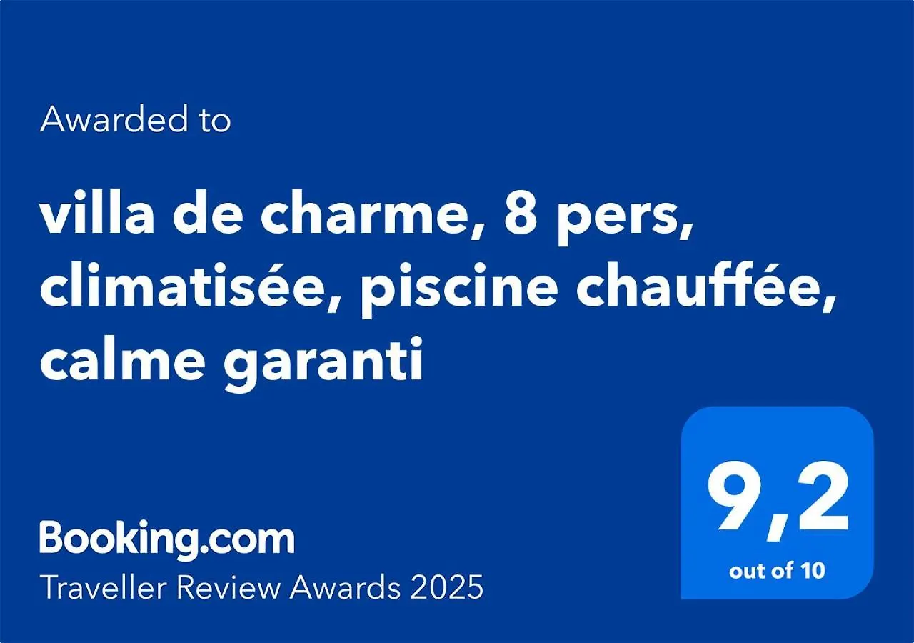 Villa De Charme, 8 Pers, Climatisee, Piscine Chauffee, Calme Garanti Roquebrune-sur Argens